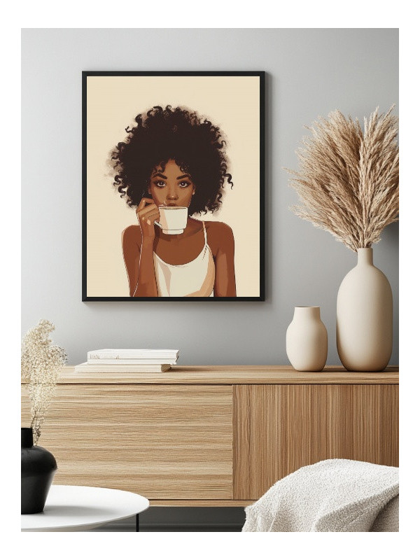 Poster - Arabica - Accueil | Oueso - Contemporary Afro Art