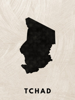 Poster - Tchad - Accueil | Oueso - Contemporary Afro Art