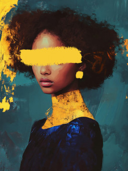Poster - Princesse - Accueil | Oueso - Contemporary Afro Art