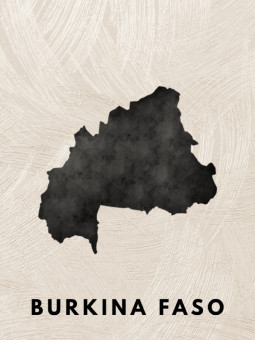 Poster - Burkina Faso - Accueil | Oueso - Contemporary Afro Art