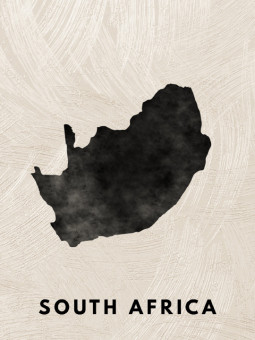 Affiche - South Africa - Accueil | Oueso - Art Afro Contemporain