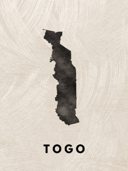 Poster - Togo - Accueil | Oueso - Contemporary Afro Art