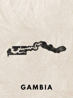 Poster - Gambie - Accueil | Oueso - Contemporary Afro Art