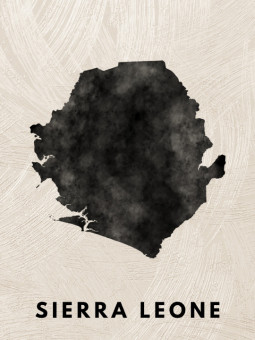 Poster - Sierra Leone - Accueil | Oueso - Contemporary Afro Art