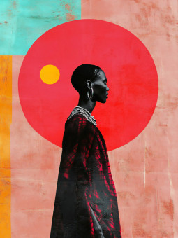 Affiche - Mozibi - Accueil | Oueso - Art Afro Contemporain