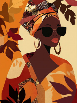 Poster - Kioni - Accueil | Oueso - Contemporary Afro Art