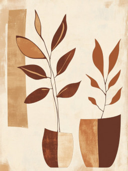 Affiche - Autumn vases - Accueil | Oueso - Art Afro Contemporain