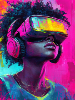 Affiche - Virtual - Accueil | Oueso - Art Afro Contemporain