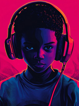 Poster - Game on - Accueil | Oueso - Contemporary Afro Art