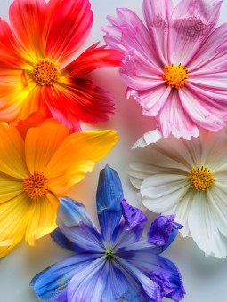 Poster - Plain Flowers - Accueil | Oueso - Contemporary Afro Art