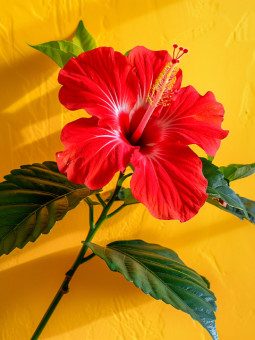 Affiche - Hibiscus - Accueil | Oueso - Art Afro Contemporain