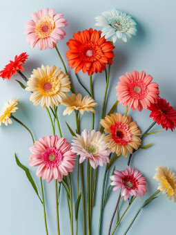 Poster - Hot Flowers - Accueil | Oueso - Contemporary Afro Art