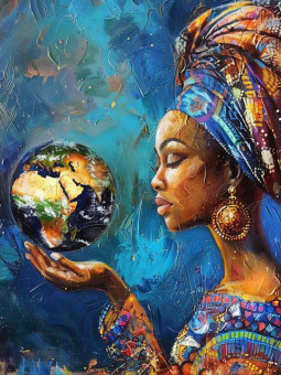 Poster - Suyuki - Accueil | Oueso - Contemporary Afro Art