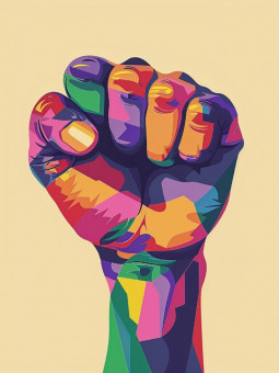 Poster - Fière - Accueil | Oueso - Contemporary Afro Art