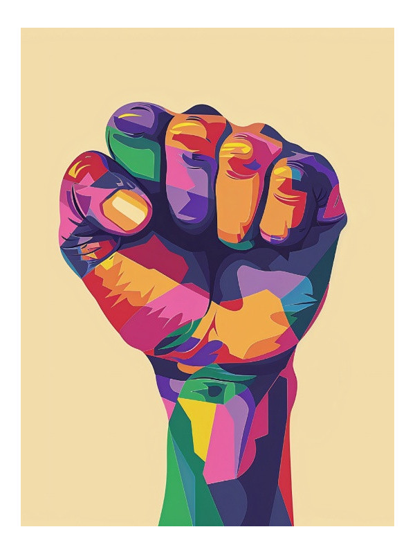 Poster - Fière - Accueil | Oueso - Contemporary Afro Art