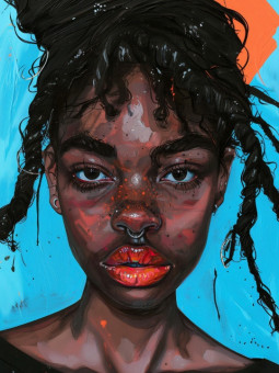 Affiche - Wenda - Accueil | Oueso - Art Afro Contemporain