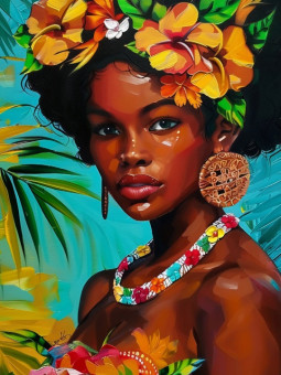 Poster - Nelly - Accueil | Oueso - Contemporary Afro Art