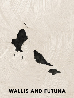 Poster - Wallis and Futuna - Accueil | Oueso - Contemporary Afro Art