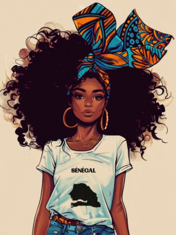 Affiche - Miss Sénégal - Accueil | Oueso - Art Afro Contemporain