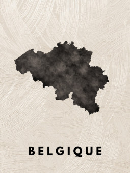 Poster - Belgique - Accueil | Oueso - Contemporary Afro Art