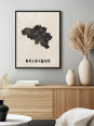 Poster - Belgique - Accueil | Oueso - Contemporary Afro Art