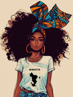 Poster - Miss Mayotte - Accueil | Oueso - Contemporary Afro Art