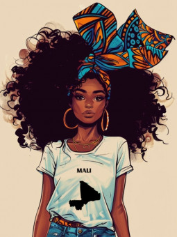 Affiche - Miss Mali - Accueil | Oueso - Art Afro Contemporain