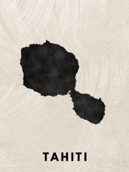 Poster - Tahiti - Accueil | Oueso - Contemporary Afro Art