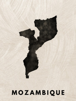 Poster - Mozambique - Accueil | Oueso - Contemporary Afro Art