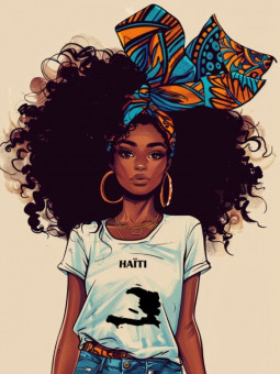 Affiche - Miss Haïti - Accueil | Oueso - Art Afro Contemporain