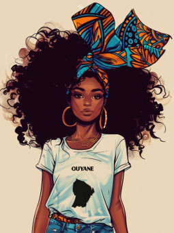 Poster - Miss Guyane - Accueil | Oueso - Contemporary Afro Art