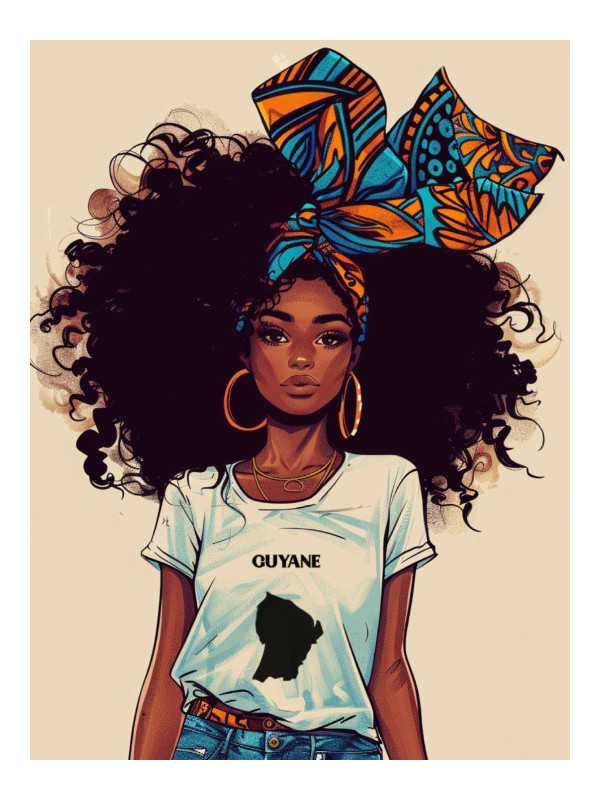 Poster - Miss Guyane - Accueil | Oueso - Contemporary Afro Art