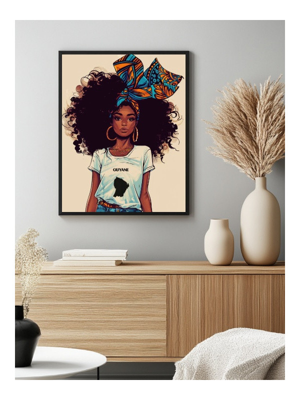 Poster - Miss Guyane - Accueil | Oueso - Contemporary Afro Art