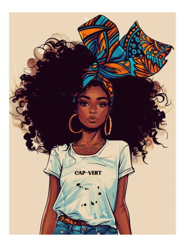 Poster - Miss Cap-Vert - Accueil | Oueso - Contemporary Afro Art