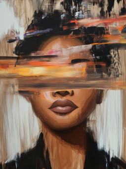 Poster - Erased - Accueil | Oueso - Contemporary Afro Art