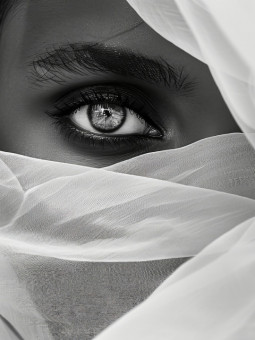 Poster - Black and White - Accueil | Oueso - Contemporary Afro Art