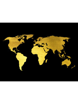 Affiche - Carte du monde - Accueil | Oueso - Art Afro Contemporain