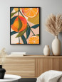 Poster - Orange - Accueil | Oueso - Contemporary Afro Art