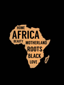 Affiche - Afrique écriture - Accueil | Oueso - Art Afro Contemporain