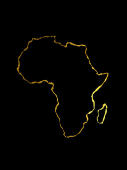Affiche - Afrique obscure - Accueil | Oueso - Art Afro Contemporain