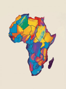 Affiche - Afrique varié - Accueil | Oueso - Art Afro Contemporain