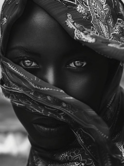 Poster - Piercing eyes - Accueil | Oueso - Contemporary Afro Art