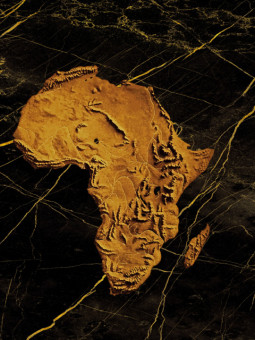 Poster - Afrique earth - Accueil | Oueso - Contemporary Afro Art