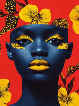 Affiche - Koumbi - Accueil | Oueso - Art Afro Contemporain