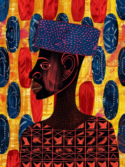 Poster - Two side - Accueil | Oueso - Contemporary Afro Art