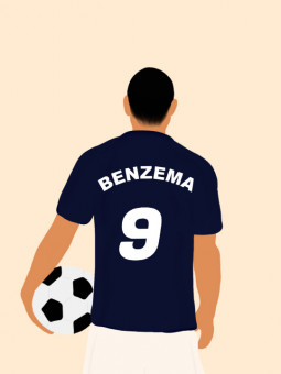 Poster - Benzema - Accueil | Oueso - Contemporary Afro Art