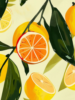 Affiche - Citron - Accueil | Oueso - Art Afro Contemporain