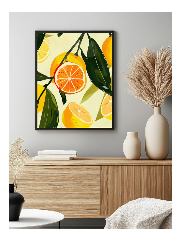 Affiche - Citron - Accueil | Oueso - Art Afro Contemporain Affiche - Citron - Accueil | Oueso - Art Afro Contemporain