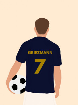 Poster - Griezmann - Accueil | Oueso - Contemporary Afro Art