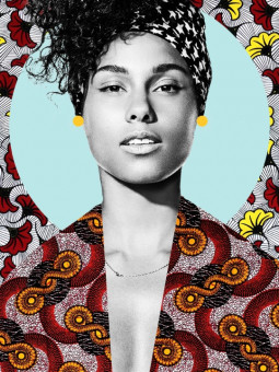 Poster - Alicia Keys - Accueil | Oueso - Contemporary Afro Art